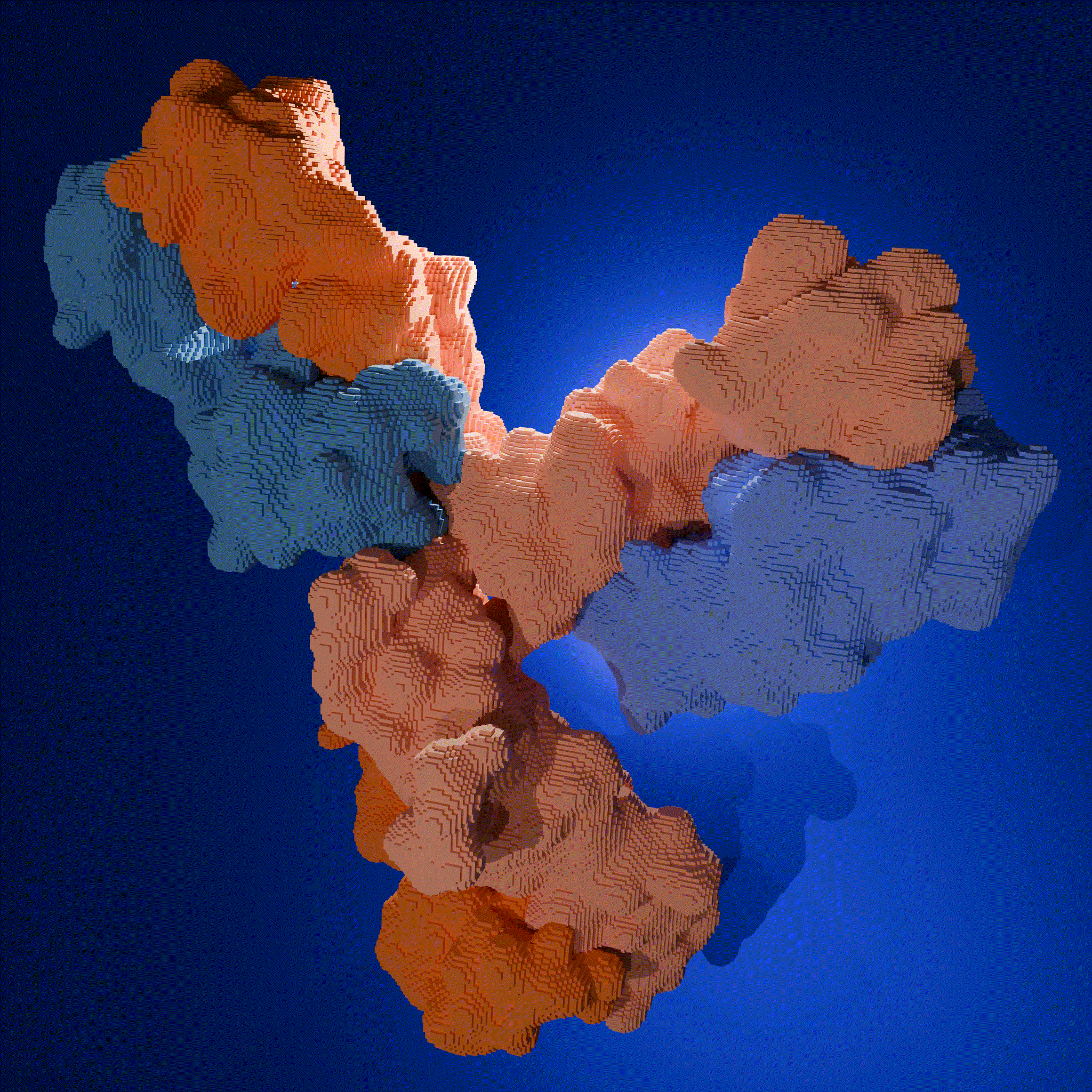 Voxelizing an Antibody gif